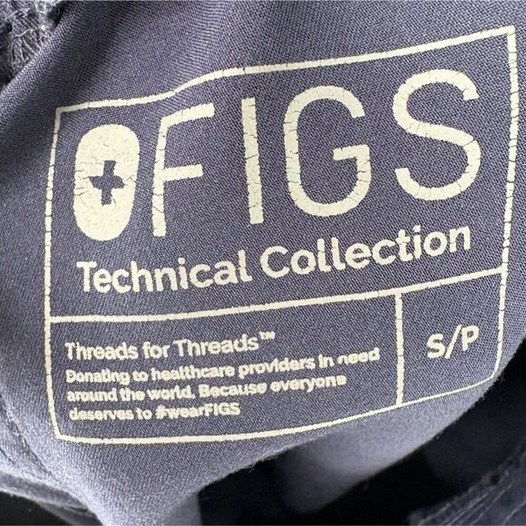 Figs Women's Yola Skinny Scrub Pants S Dark Blue Medical Healthcare - Picture 6 of 11